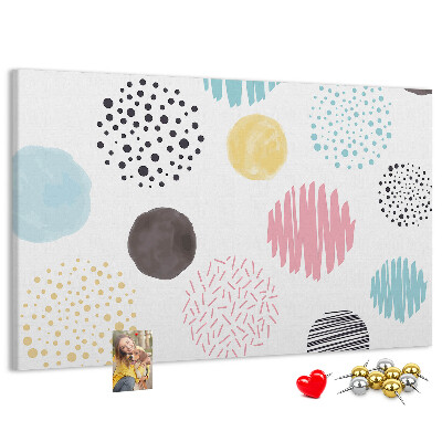 Cork board Geometric pattern