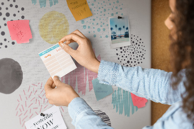 Cork board Geometric pattern