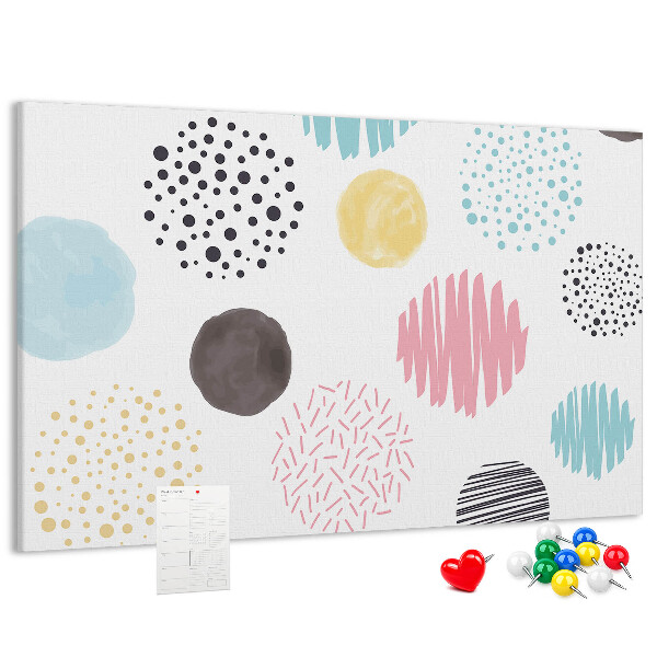 Cork board Geometric pattern