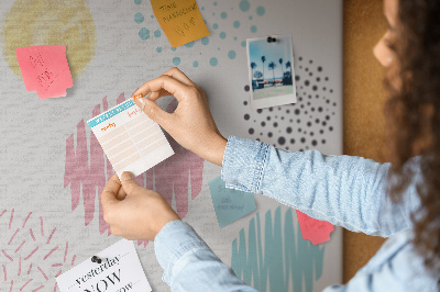 Cork board Geometric pattern