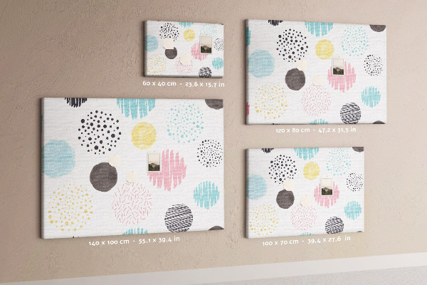 Cork board Geometric pattern