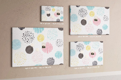 Cork board Geometric pattern