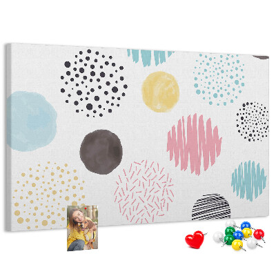 Cork board Geometric pattern