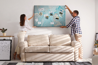 Cork board Decorative marble