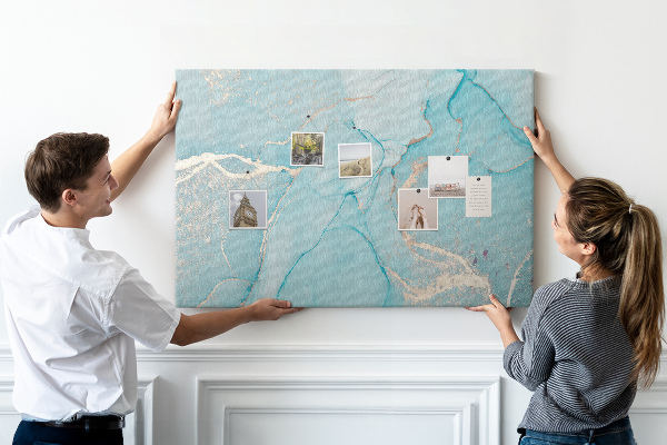 Cork board Decorative marble