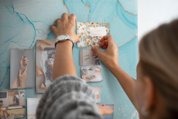 Cork board Decorative marble