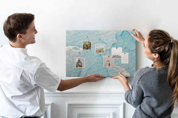 Cork board Decorative marble