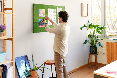 Cork display board Modern waves