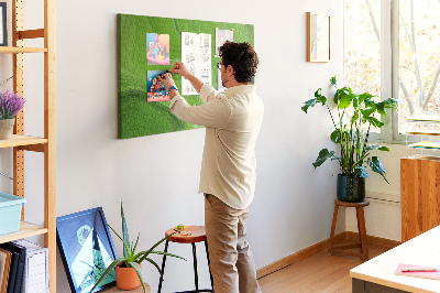 Cork display board Modern waves