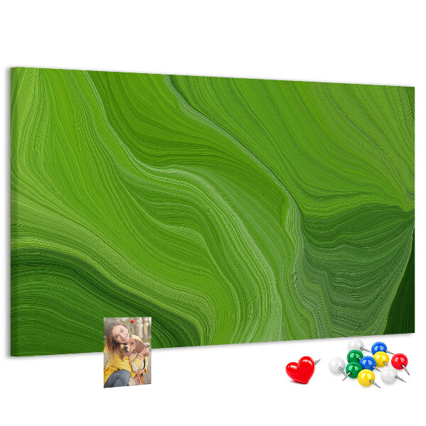 Cork display board Modern waves