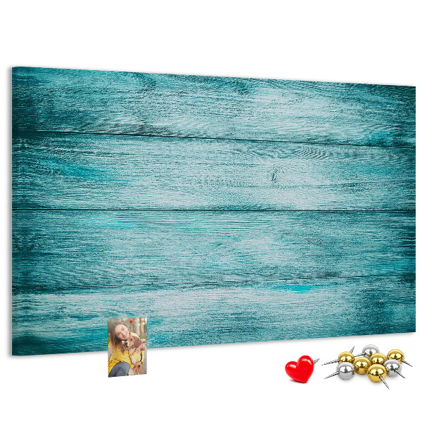 Cork display board Blue old wood