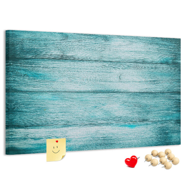 Cork display board Blue old wood