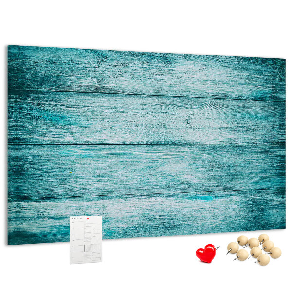 Cork display board Blue old wood