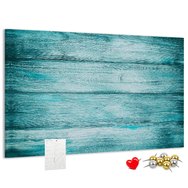 Cork display board Blue old wood