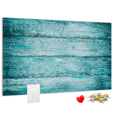 Cork display board Blue old wood