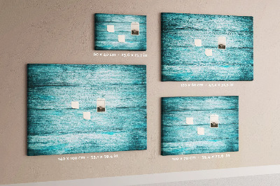 Cork display board Blue old wood