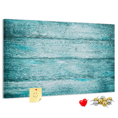 Cork display board Blue old wood