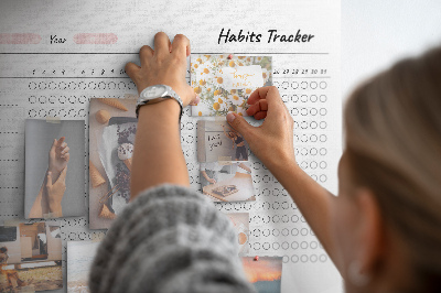 Cork display board Habit tracker