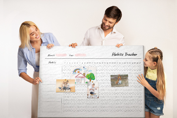 Cork display board Habit tracker