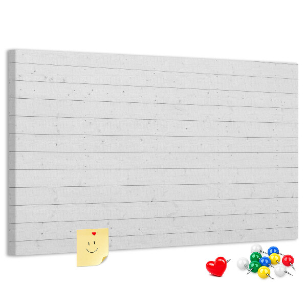 Cork memo board Wooden panels pattern