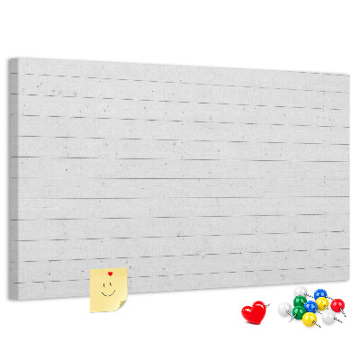 Cork memo board Wooden panels pattern