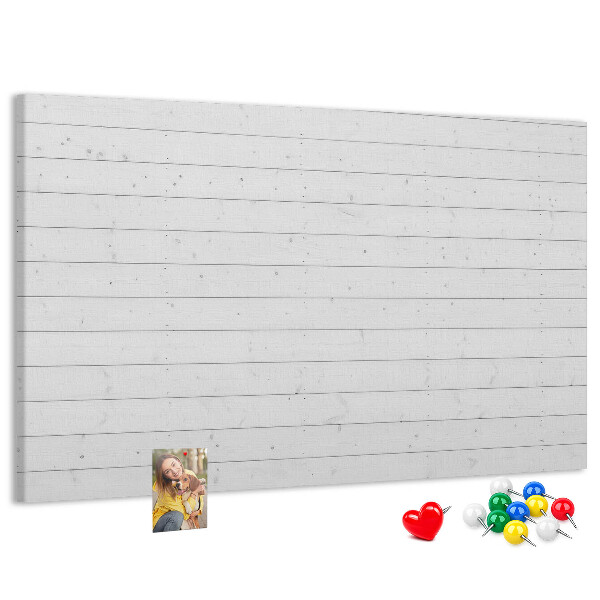 Cork memo board Wooden panels pattern