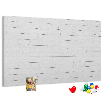 Cork memo board Wooden panels pattern
