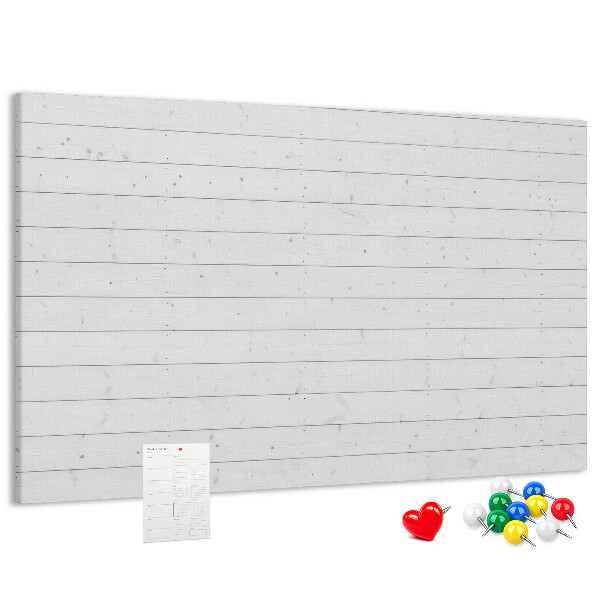 Cork memo board Wooden panels pattern
