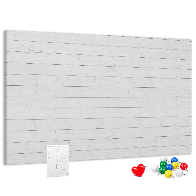 Cork memo board Wooden panels pattern