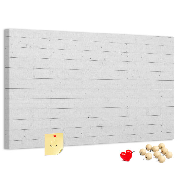 Cork memo board Wooden panels pattern