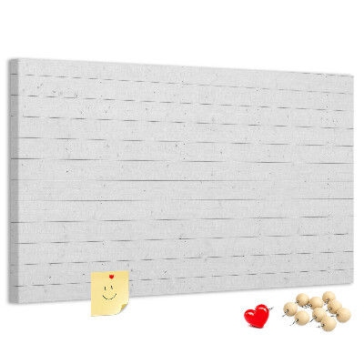 Cork memo board Wooden panels pattern