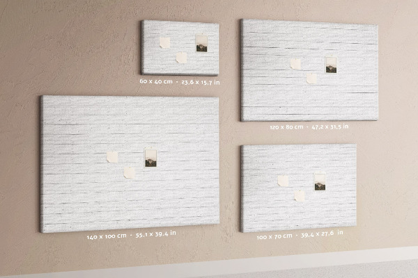 Cork memo board Wooden panels pattern
