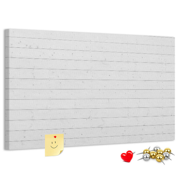 Cork memo board Wooden panels pattern