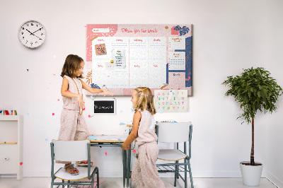 Cork board Weekly Planner