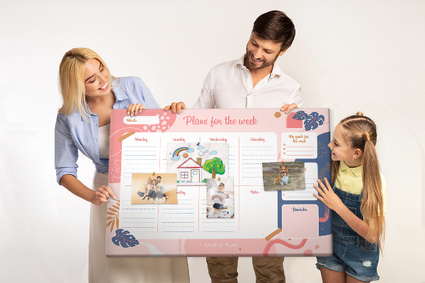 Cork board Weekly Planner