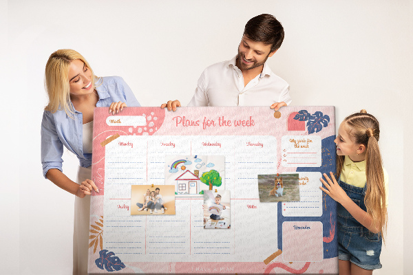 Cork board Weekly Planner