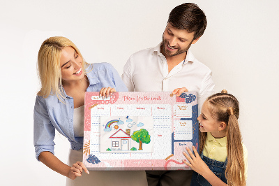 Cork board Weekly Planner