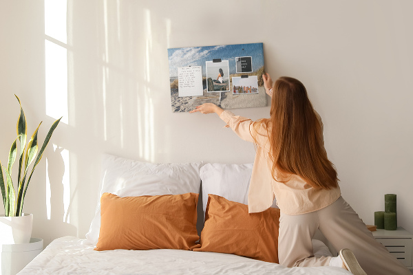 Cork board Beach view
