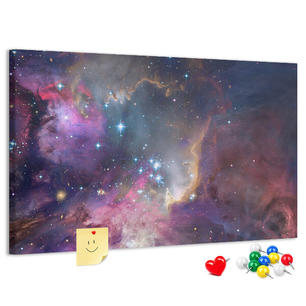 Cork display board Galaxy world