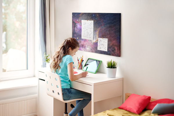 Cork display board Galaxy world