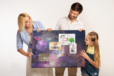 Cork display board Galaxy world