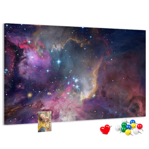 Cork display board Galaxy world