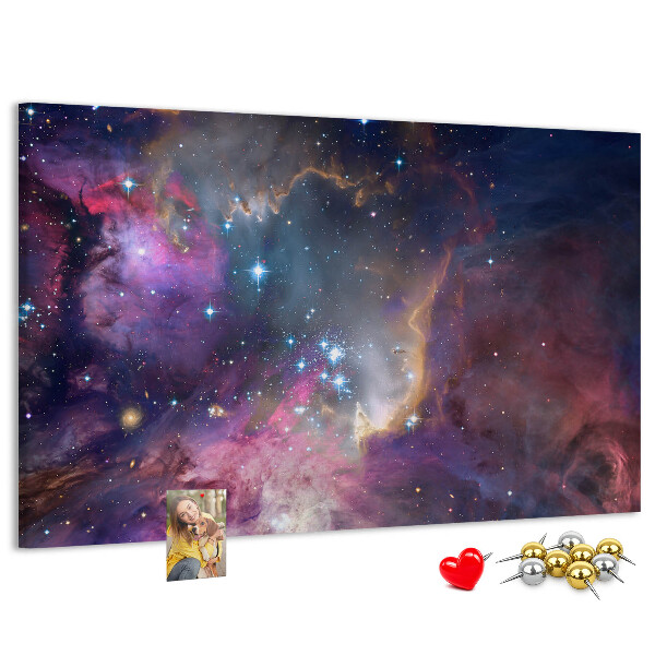 Cork display board Galaxy world