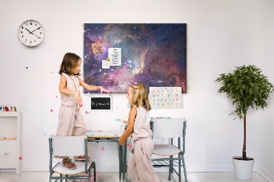 Cork display board Galaxy world