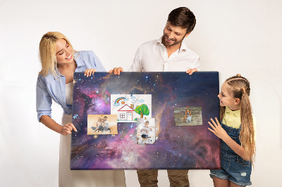 Cork display board Galaxy world