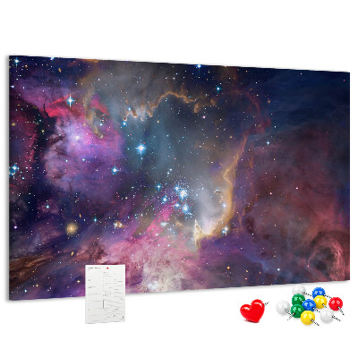 Cork display board Galaxy world