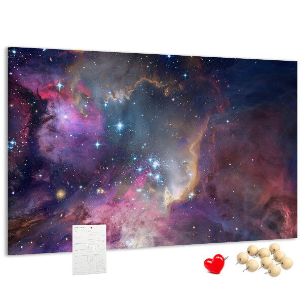 Cork display board Galaxy world