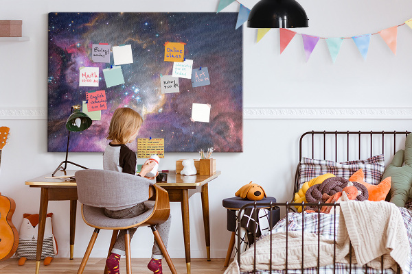 Cork display board Galaxy world