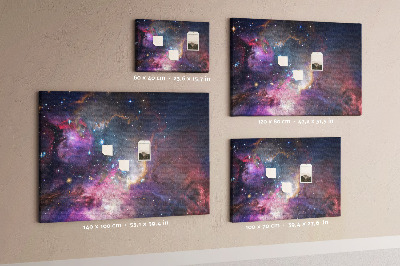Cork display board Galaxy world