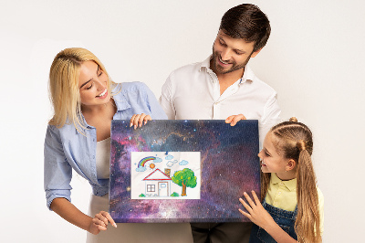 Cork display board Galaxy world